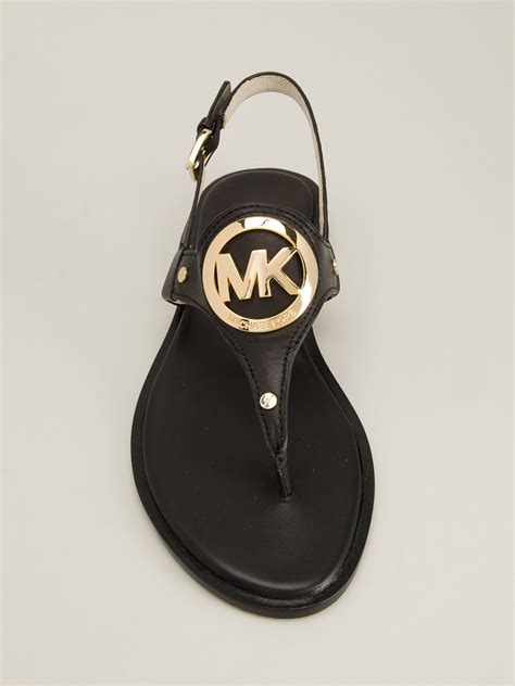 michael kors aubrey sandal black|Michael Kors aubrey sandals.